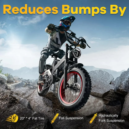 RidesCyber™ Foldable eBike