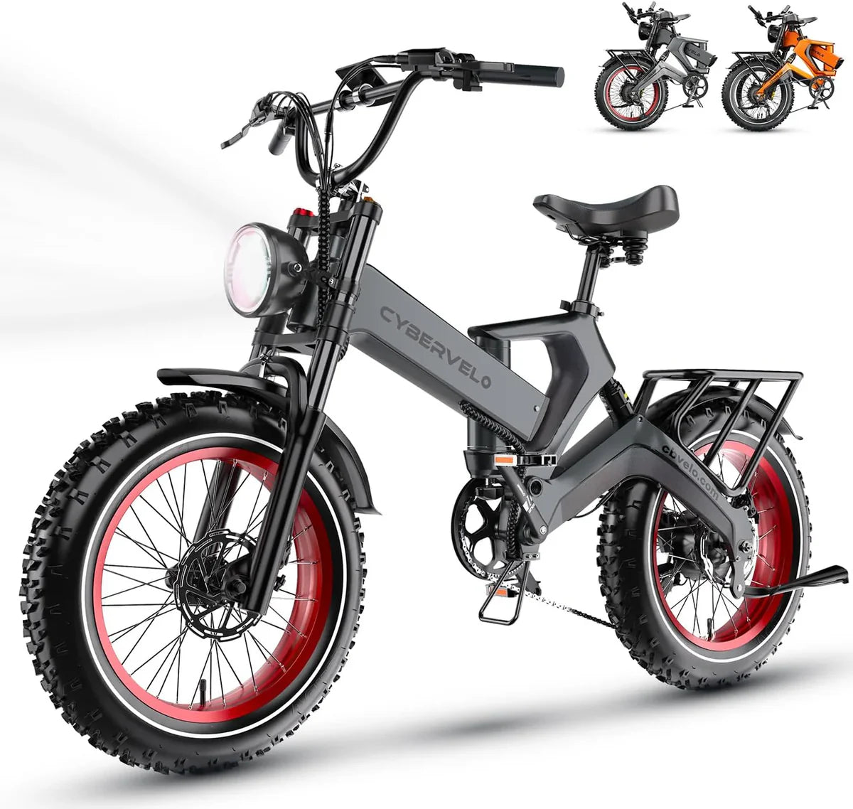 RidesCyber™ Foldable eBike