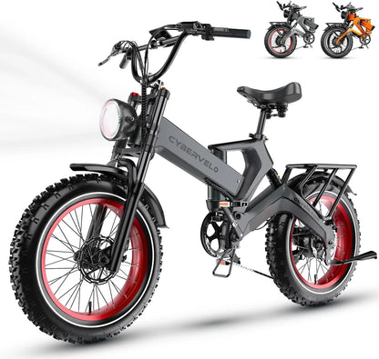 RidesCyber™ Foldable eBike